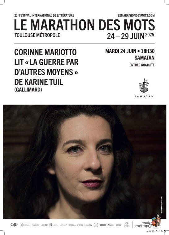 Affiche marathon des mots,