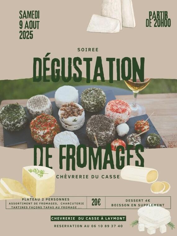 Affiche soirée dégustation
