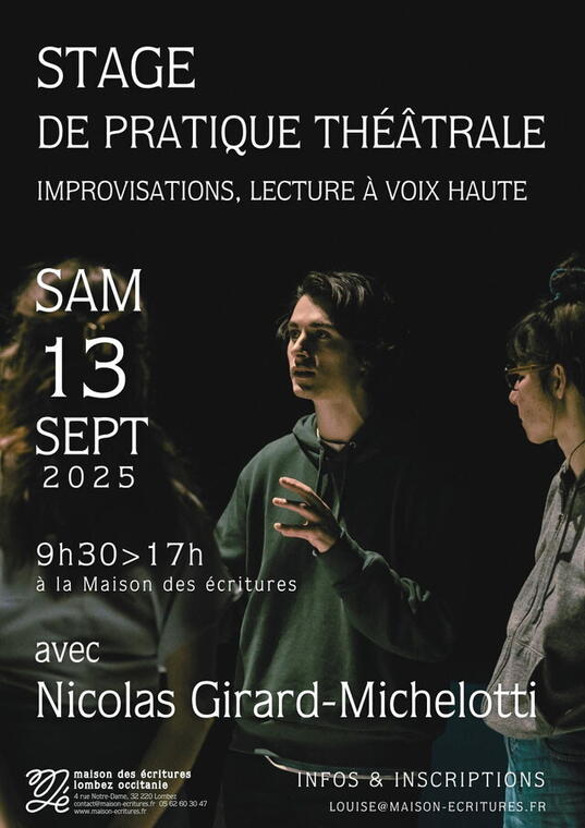 Affiche stage MdE