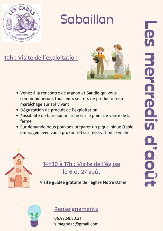 Affiche mercredi des Cabas