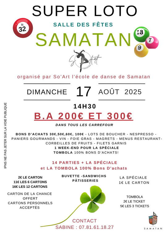 Affiche Loto So'Art