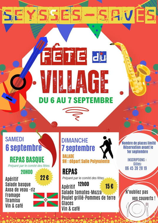 Affiche fête locale