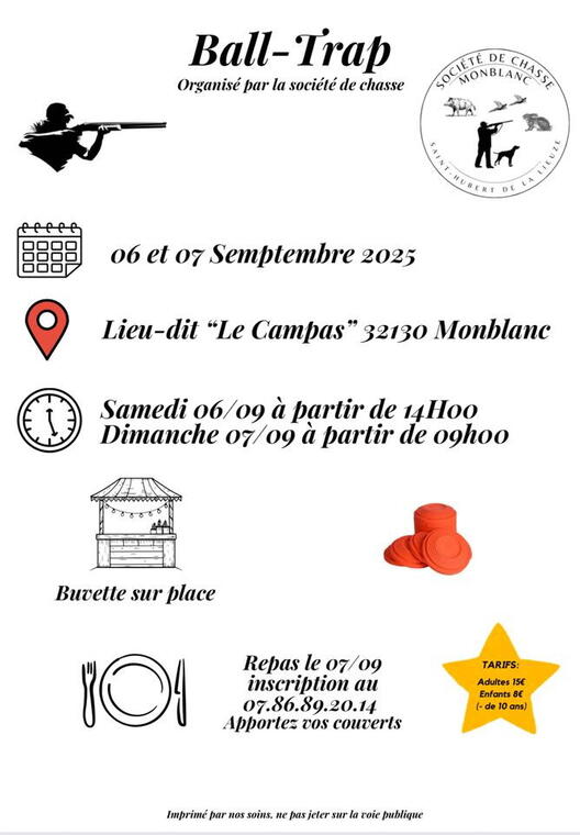 Affiche ball-trap