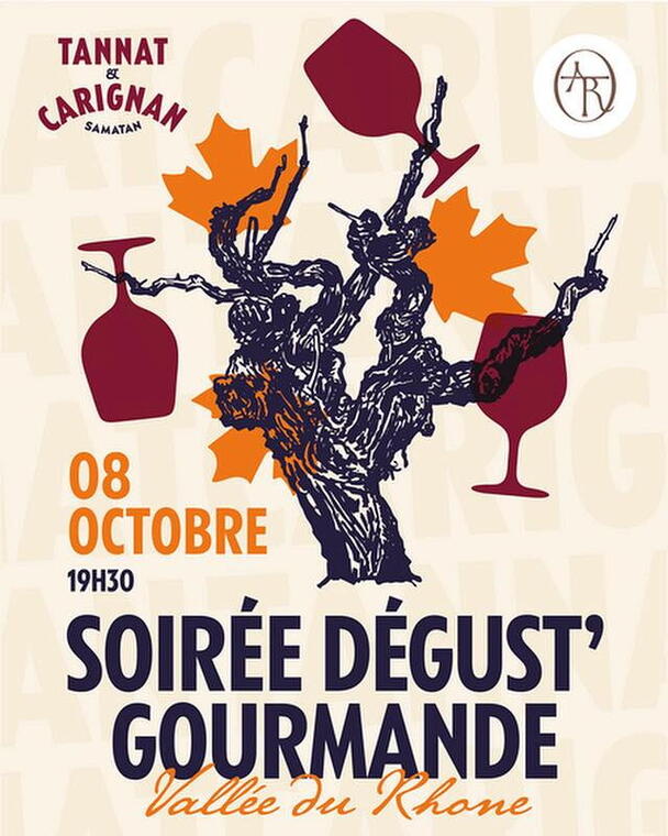 Affiche soirée degust'