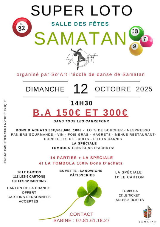 Affiche Loto So'Art