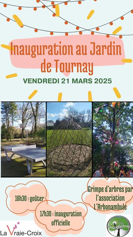 Jardin de Tournay inauguration.jpg