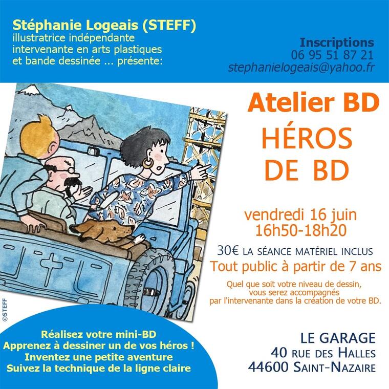 Héros de BD - Atelier BD