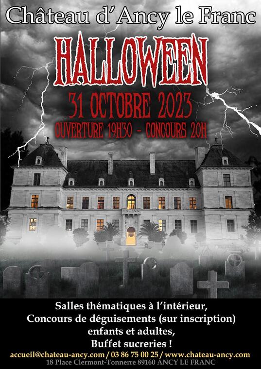 Halloween Château Ancy 31 oct