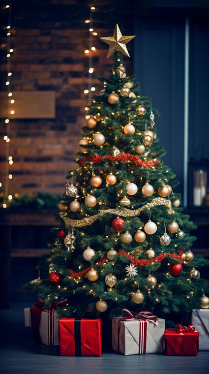 vue-sur-le-sapin-de-noel-joliment-decore