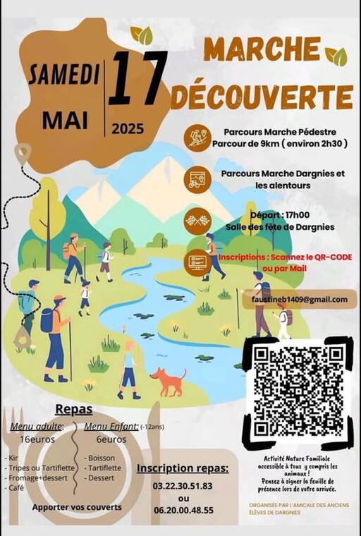 marche découverte 17 mai dargnies