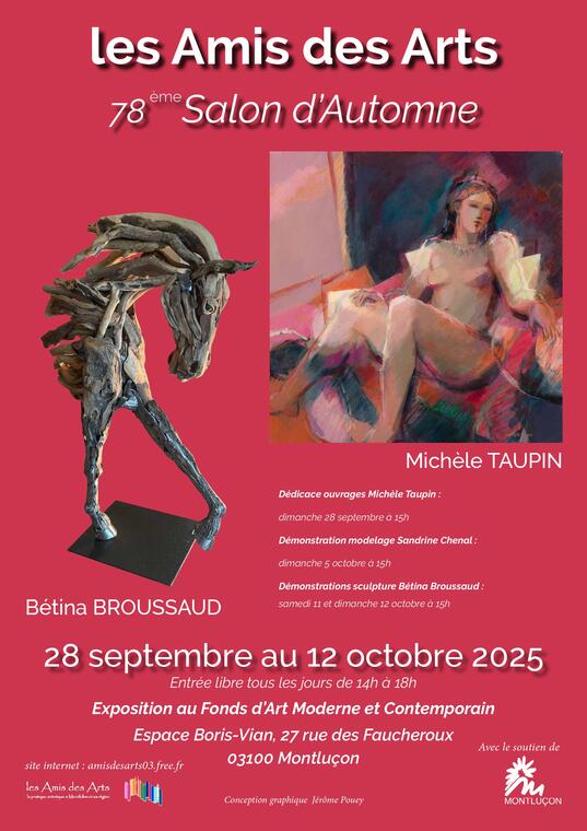 Exposition : 78ème Salon d'Automne des Amis des Arts_Montluçon