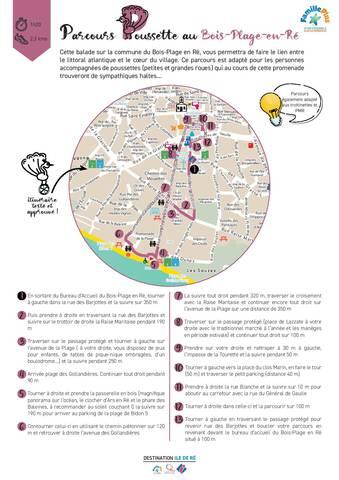 Parcours poussette au Bois-Plage-en-Ré