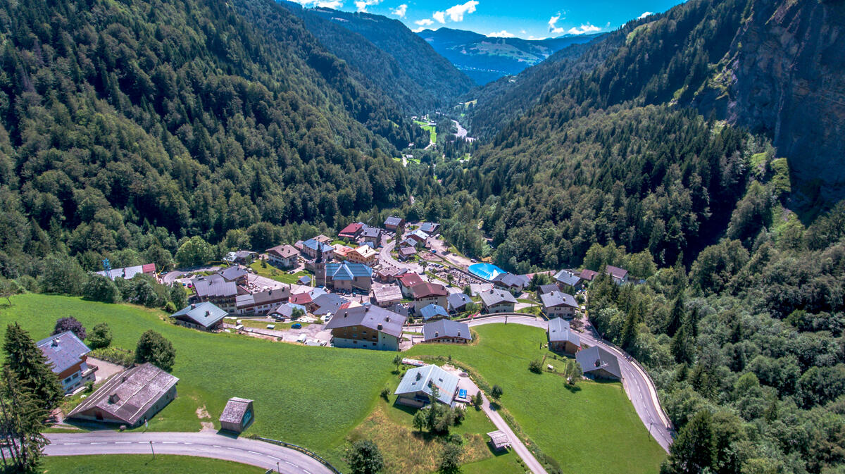 Village de la Giettaz en Aravis