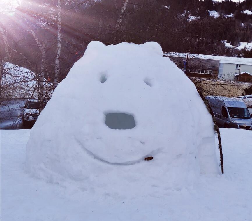 Atelier construction d'igloos