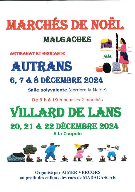 Marché de Noël Malgache_Villard-de-Lans