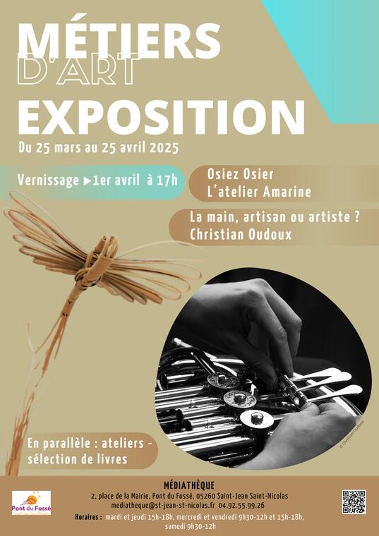 Expositions Métiers d'art : osier et photo_Saint-Jean-Saint-Nicolas