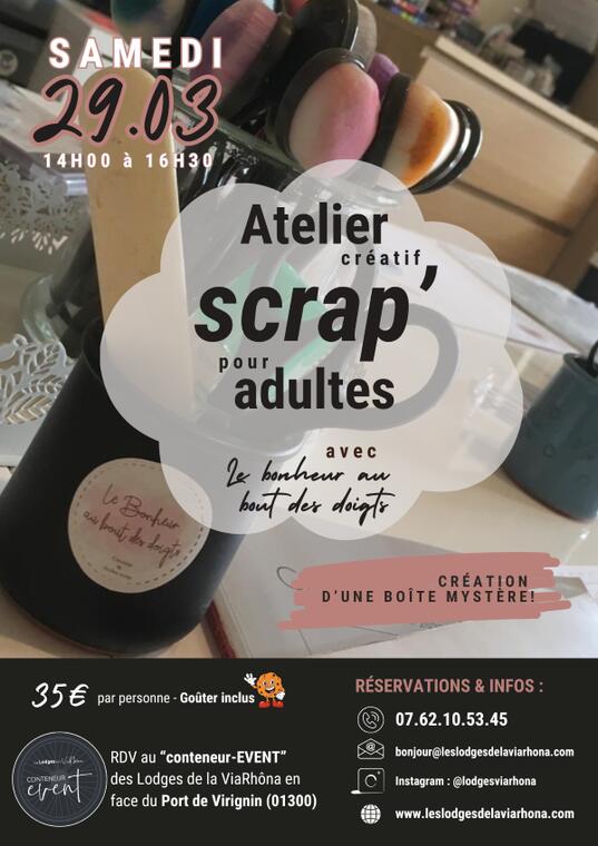 Scrapbooking atelier adulte_Virignin
