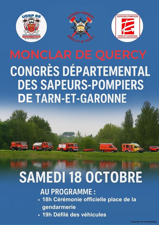 Congres départemental des sapeurs-pompiers_