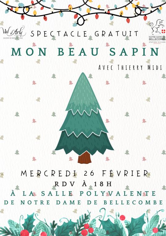 Spectacle "Mon beau Sapin"