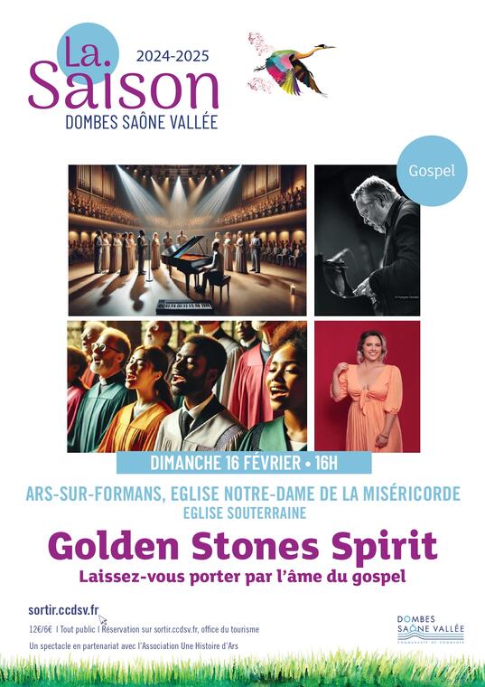 Concert Gospel : Golden Stones Spirit_Ars-sur-Formans