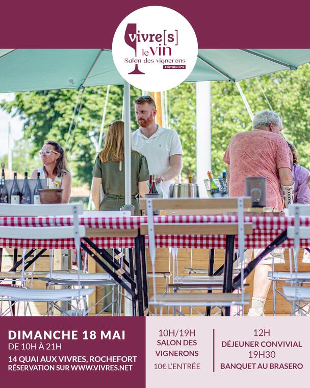 Salon des vignerons : Vivre[s] le vin_Rochefort