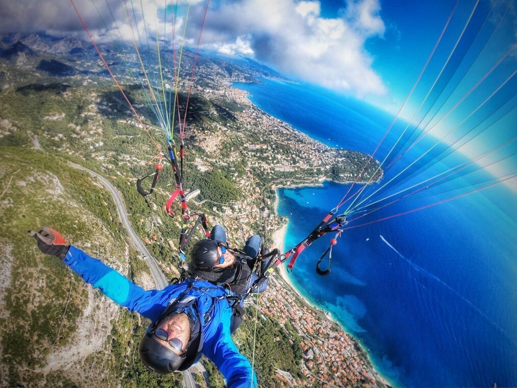 Roqubrune Cap Martin Parapente