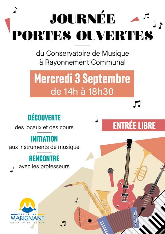 Portes ouvertes du conservatoire de musique à rayonnement communal