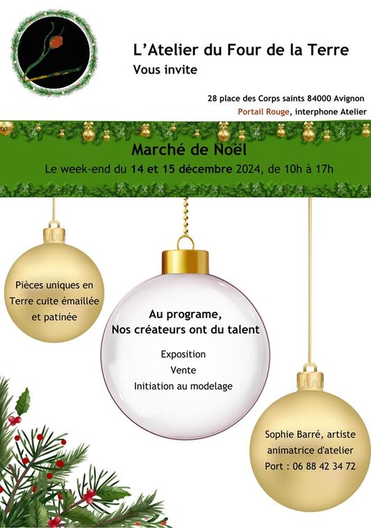 Marché de Noël de L'Atelier du Four de la Terre_Avignon