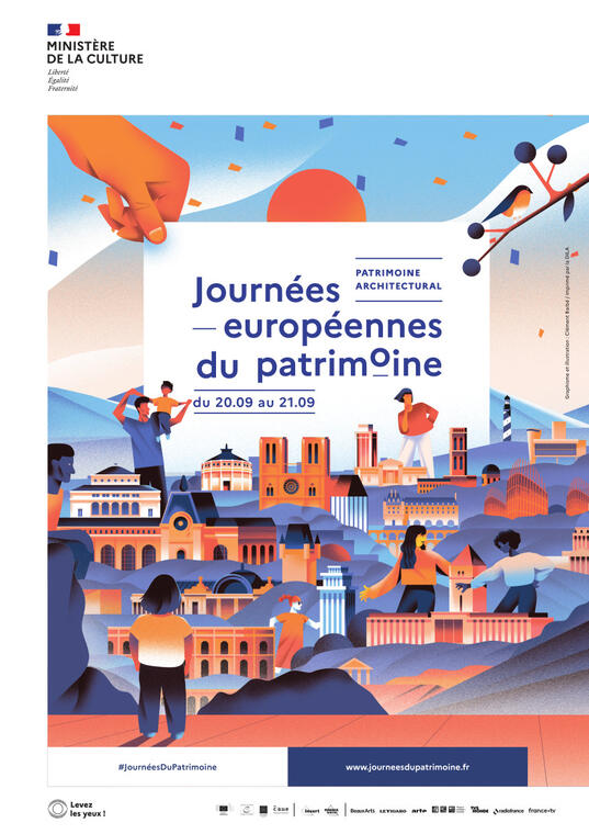 Affiche officielles Journées européennes du patrimoine 2025