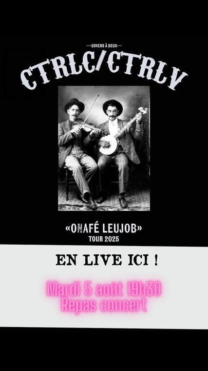 Concert de CtrlC CtrlV au Bô Bar Aiguilles