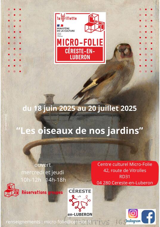 Exposition "Les oiseaux de nos jardins"_Céreste