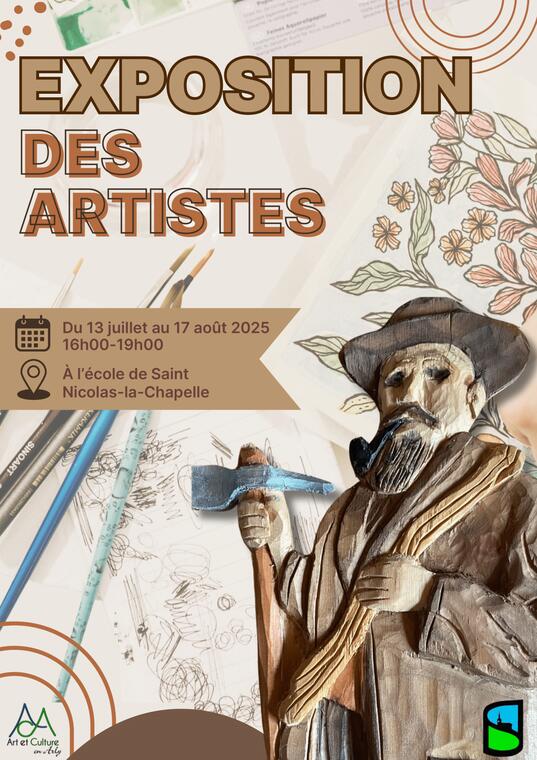 L'exposition des artistes_Saint-Nicolas-la-Chapelle
