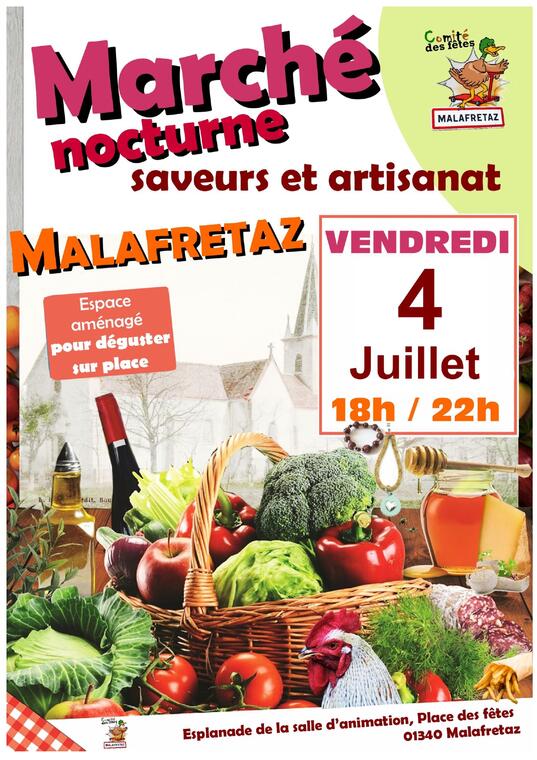 Marché Nocturne MALAFRETAZ
