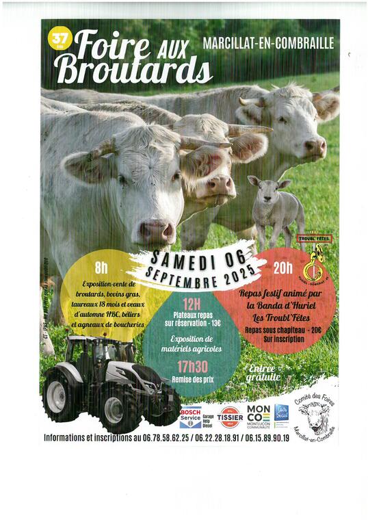 37ème Foire aux Broutards_Marcillat-en-Combraille