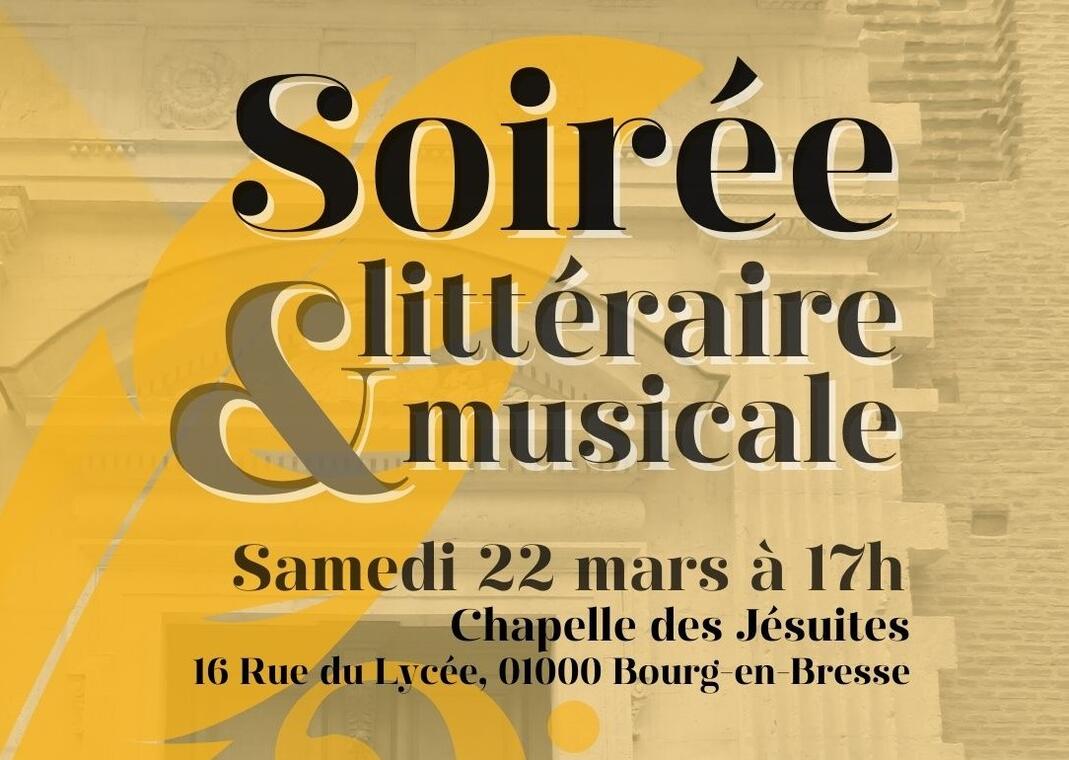 Soirée littéraire et musicale_Bourg-en-Bresse