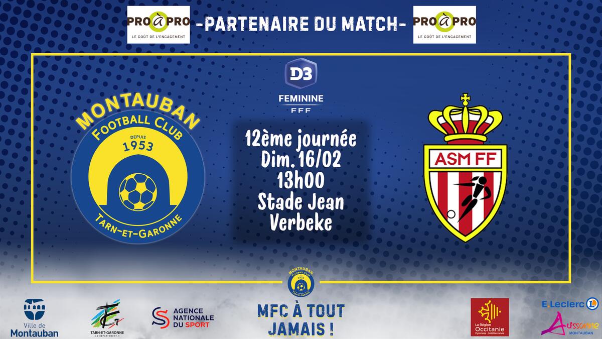 Football - Match MFC / AS Monaco FF_Montauban