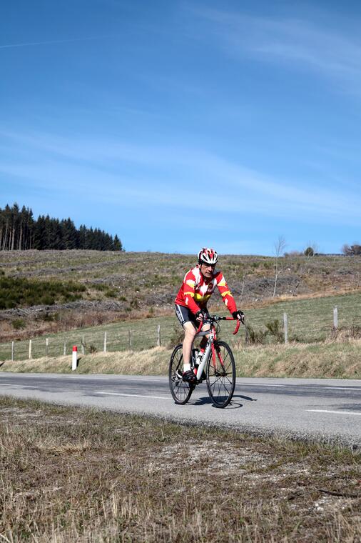 En vélo dans La Loire