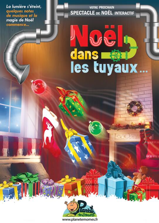 Affiche Spectacle Noël dans les tuyaux