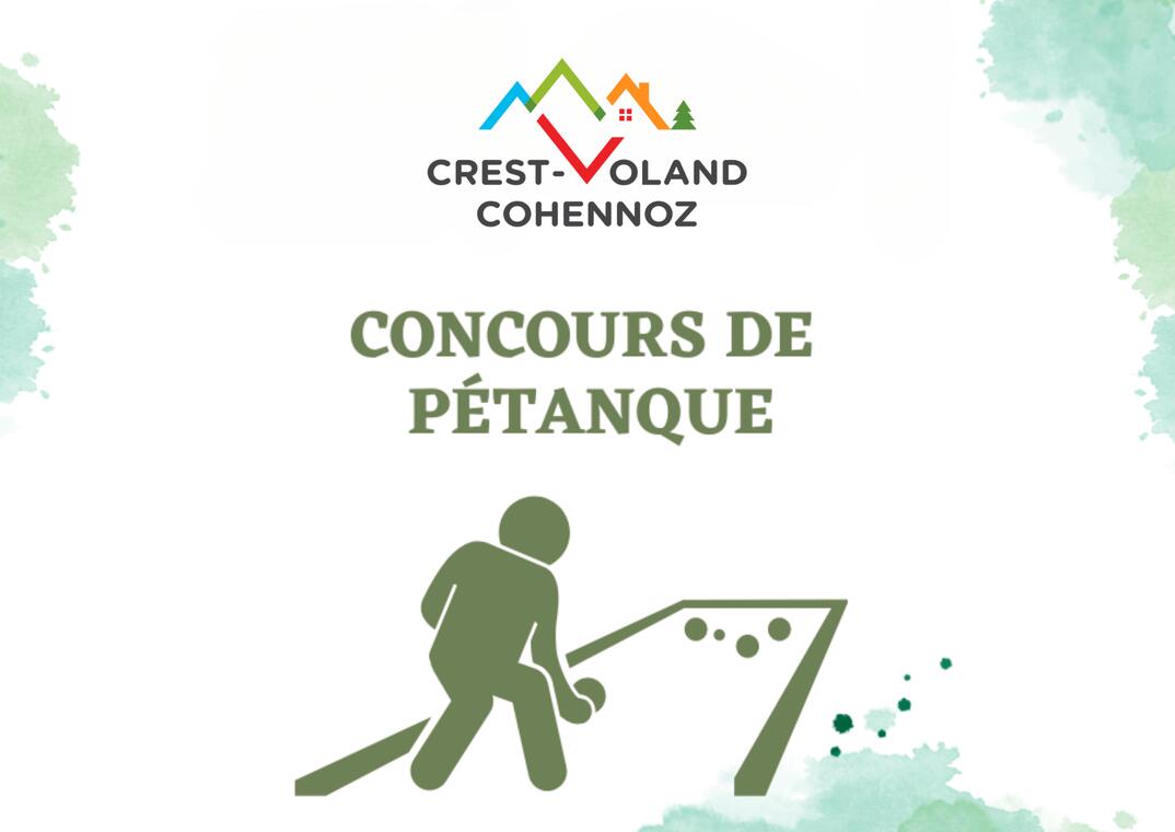 Concours de pétanque_Cohennoz