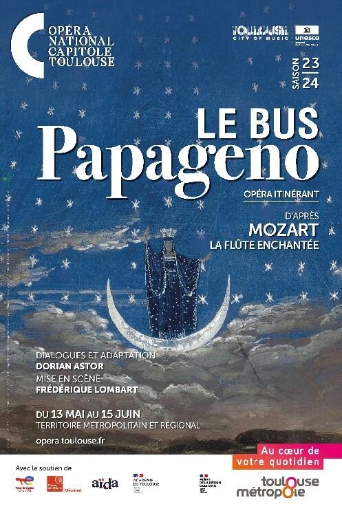 Spectacle "Le Bus Papageno, opéra itinérant"_Gramont