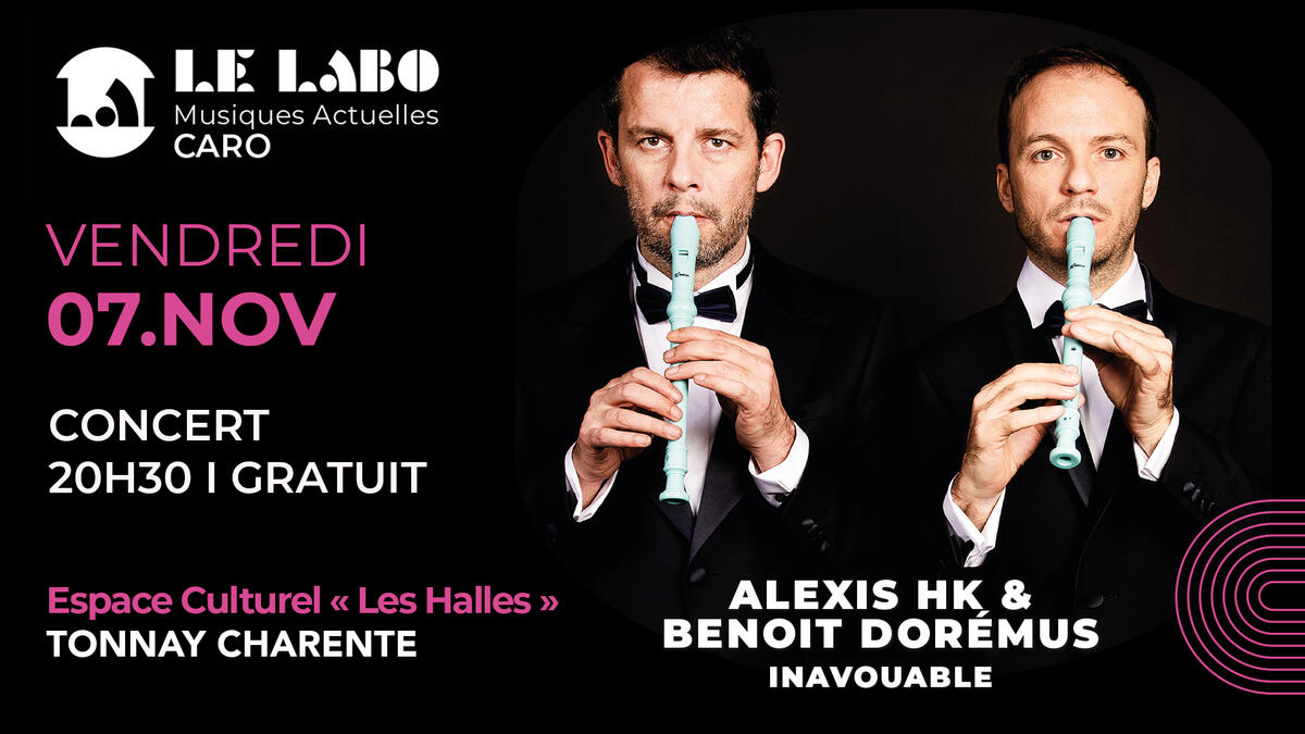 Concert : Alexis HK et Benoit Dorémus_Tonnay-Charente
