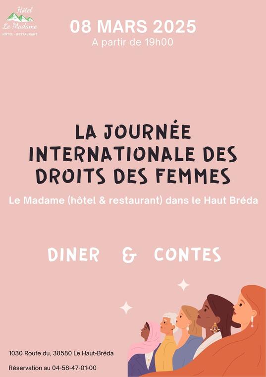 Diner-concert pour la journée internationale des droits de la femme