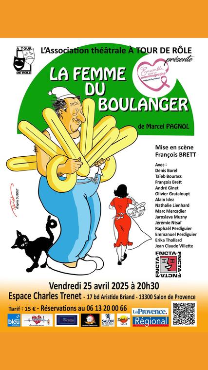 Spectacle : La femme du boulanger_Salon-de-Provence