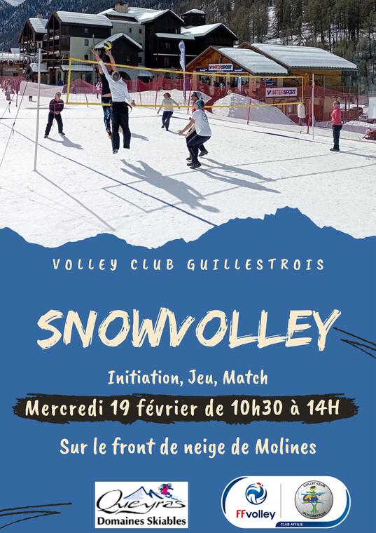 Snow volley_Molines-en-Queyras