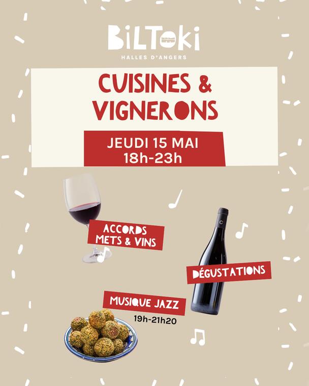 Evénement "Cuisines & Vignerons"