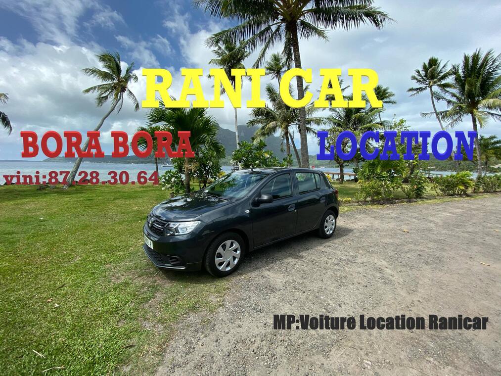 Rani Car Bora Bora Location - Tahiti Tourisme