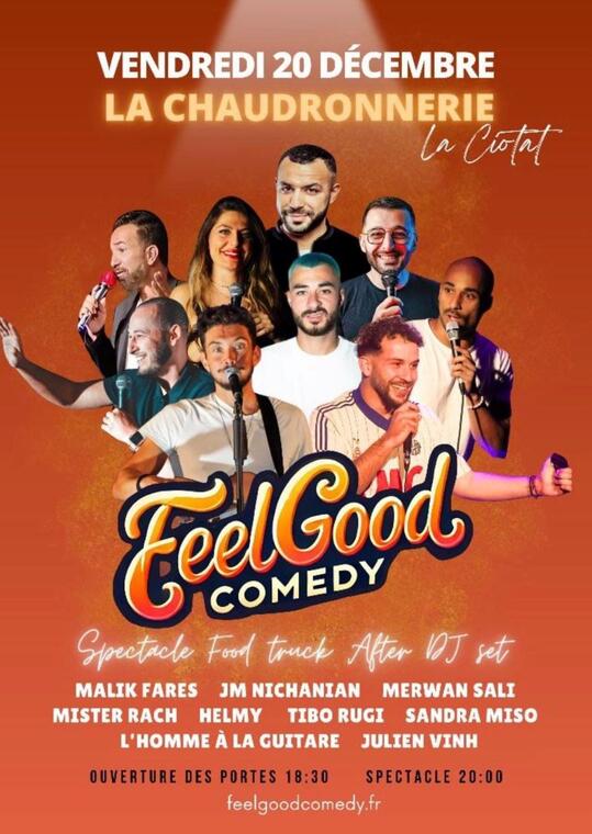 Soirée Spectacle Feel Good Comedy_La Ciotat