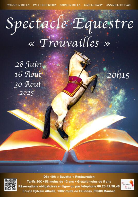 Spectacle équestre "Trouvailles"_Maubec
