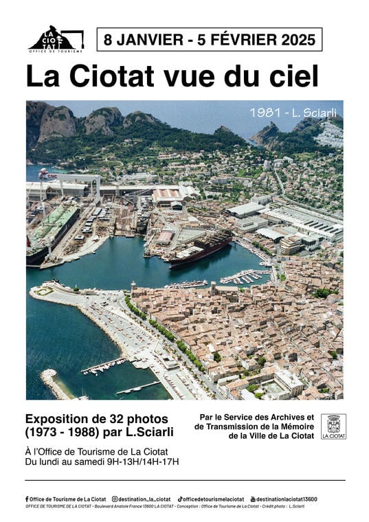 Exposition de photographies La Ciotat vue du ciel_La Ciotat