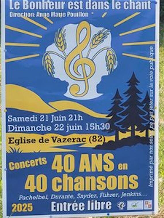 Concert par la chorale de Sauveterre_Vazerac